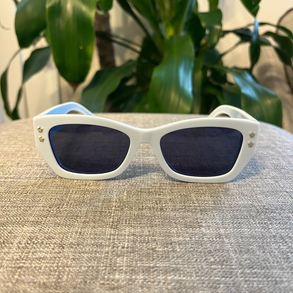 Dior ski blue Sunglasses with Black Lenses - Picture 1 of 5